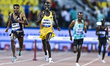Samuel Firewu of Ethiopia is competing in the men's 3000 Metres Steeplechase final at the...