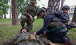 Exercises are being held at the Land Forces Academy in Wroclaw, Poland, on May 11, 2024, a...