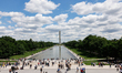 The Titan Aerobatic Team fly along the National Mall in Washington, D.C. on May 11, 2024 d...
