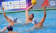Bulje Andro is playing for Olympiacos SFP during the Stoiximan Final-8 Men's Water Polo fi...