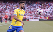 Chris Ramos of Cadiz CF is controlling the ball during the La Liga EA Sports match between...