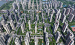An aerial photo is showing commercial residential buildings in Nanjing, China, on May 17,...