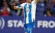 Pere Milla of RCD Espanyol is playing during the Spanish La Liga Hipermotion football matc...