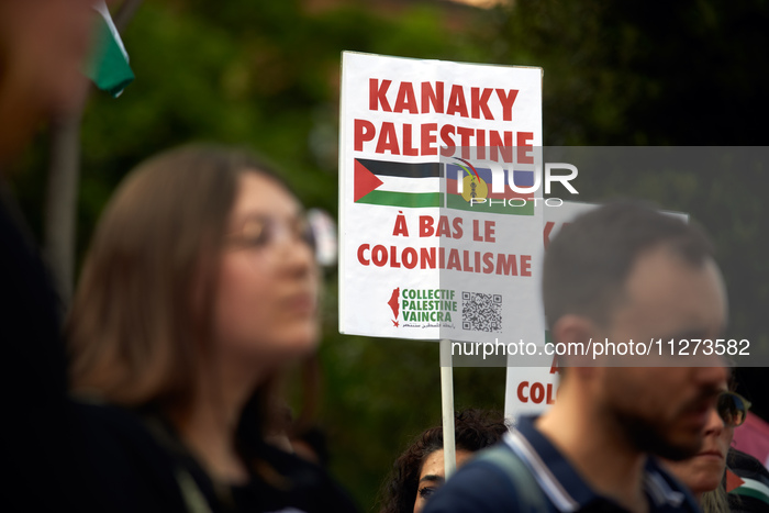 Toulouse: Kanaks Gathered In Protest Of The Widening Of The Electorate In New-Caledonia