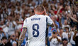 Toni Kroos of Real Madrid is playing during the La Liga EA Sports 2023/24 football match b...