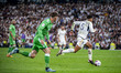Jude Bellingham of Real Madrid is in action with the ball during the La Liga EA Sports 202...