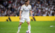 Luka Modric of Real Madrid is in action with the ball during the La Liga EA Sports 2023/24...