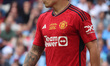 Lisandro Martinez is playing for Manchester United during The Emirates FA Cup Final soccer...