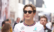 George Russell of the UK is driving the (63) Mercedes-AMG Petronas F1 Team F1 W15 E Perfor...