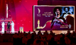 Al-Sadd SC's forward Akram Afif is receiving the Best Player award during the Qatar Footba...