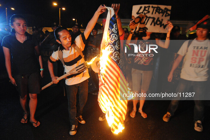 Protest versus US strike on 9/11 anniversary in Manila