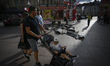 A protest against the war in Ukraine is seen in Warsaw, Poland on 31 May, 2024. Organizer...
