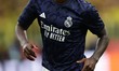 Vinicius Junior of Real Madrid is preparing ahead of the UEFA Champions League Final match...