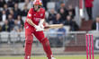 Luke Wells #3 of Lancashire Cricket Club is playing during the Vitality T20 Blast match be...