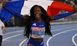 Cyrena SAMBA-MAYELA is winning the Gold Medal in the 100m Hurdles Women during the Europea...