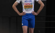 Mattia Furlani is winning the silver medal in the men's long jump during the European Athl...
