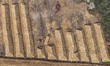 Farmers are recycling wheat straw in a field at Dahuangzhuang village in Huai'an city, Eas...