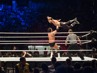 A moment of the show during the WWE Live in Turin. (