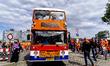 Supporters of the Netherlands are gathering before the match between Poland and the Nether...