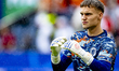 Netherlands goalkeeper Bart Verbruggen is playing during the match between Poland and the...