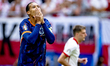 Netherlands defender Virgil van Dijk is playing during the match between Poland and the Ne...