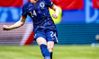 Netherlands midfielder Jerdy Schouten is playing during the match between Poland and the N...