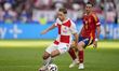 Lovro Majer attacking midfield of Croatia and VfL Wolfsburg during the UEFA EURO 2024 grou...