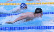 George Smith is competing in the 400M Individual Medley Finals for Men during the Swimming...