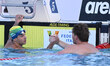 SANTOS Guilherme Caribe and MIRESSI Alessandro are competing in the 100M Individual Freest...