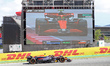Max Verstappen, from Oracle Red Bull Racing team, is driving a Red Bull during the race of...