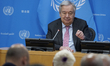 UN Secretary-General Antonio Guterres discusses work needed to institute measures to prote...