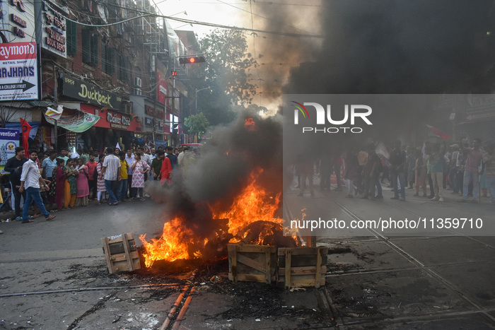 Students Protest Against NEET And NET Exam Scam In India.