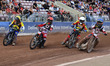Jaimon Lidsey of Belle Vue 'ATPI' Aces and Ben Cook of Belle Vue 'ATPI' Aces are tussling...
