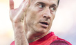 Robert Lewandowski is playing during the France vs. Poland match at UEFA Euro 2024 in Dort...