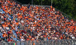 Max Verstappen fans are cheering during the Formula 1 Qatar Airways Austrian Grand Prix in...