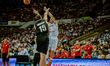 A friendly basketball game between the national teams of Poland and New Zealand is taking...