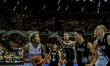 A friendly basketball game between the national teams of Poland and New Zealand is taking...