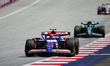 Yuki Tsunoda of Visa Cash-Up Racing Bulls is driving his single-seater during the sprint r...
