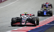 Niko Hulkenberg of Haas F1 Team is driving his single-seater during the sprint race of the...