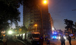 A search and rescue effort is underway at an apartment block hit by a Russian missile in D...
