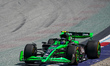 Guanyu Zhou of China is driving the (24) Stake F1 Team Kick Sauber C44 Ferrari during the...