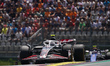 Nico Hulkenberg of Germany is driving the (27) MoneyGram Haas F1 Team VF-24 Ferrari during...