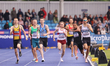 Josh Kerr is colliding with Elliot Giles in the 800m final, flooring both of them during t...