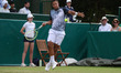 Jay Clarke is playing against Petros Tsitsipas and Anirudh Chandrasekar during the Boodles...