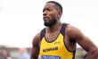 Nethaneel Mitchell-Blake is coming second in the 200m final during the Microplus UK Athlet...