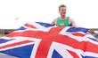 Charlie Dobson is winning the 400m final and getting the Olympic qualifying time during th...