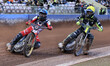 Norick Blodorn of Belle Vue 'ATPI' Aces is tussling with Adam Ellis of Ipswich 'Tru7 Group...