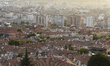 City view from 50. Yil Park, one of the highest points in Ankara, in Ankara, Turkey, on Ju...
