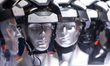 Smart helmets with sensors are recording health information and are being displayed at the...