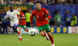 Cristiano Ronaldo of Portugal is playing during the UEFA Euro 2024 quarter-final football...
